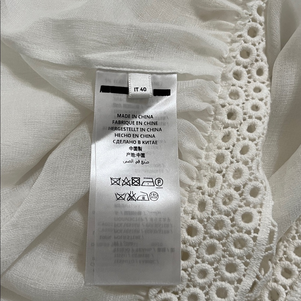 McQ by Alexander McQueen White Lace Dress IT 40 - Picture 5 of 9